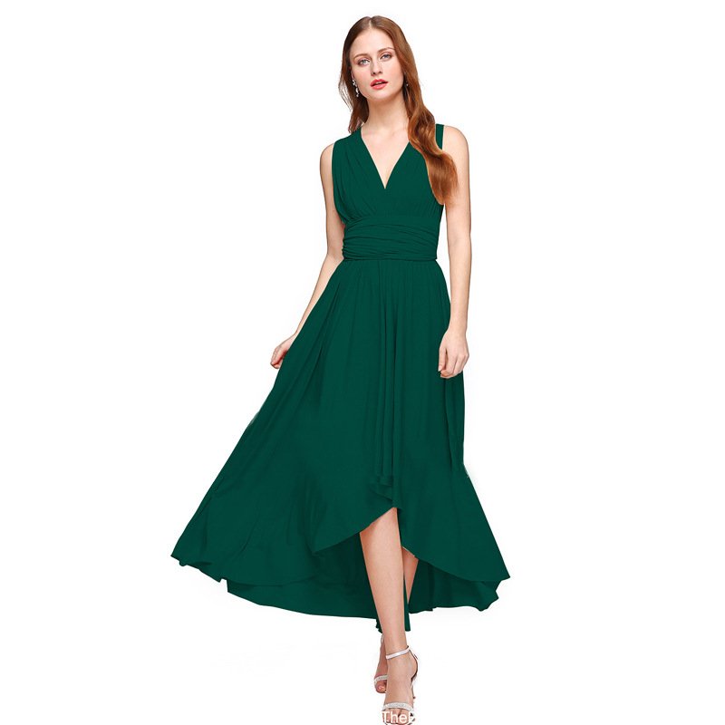 Green Infinity Dress Ankle Length Knee ...